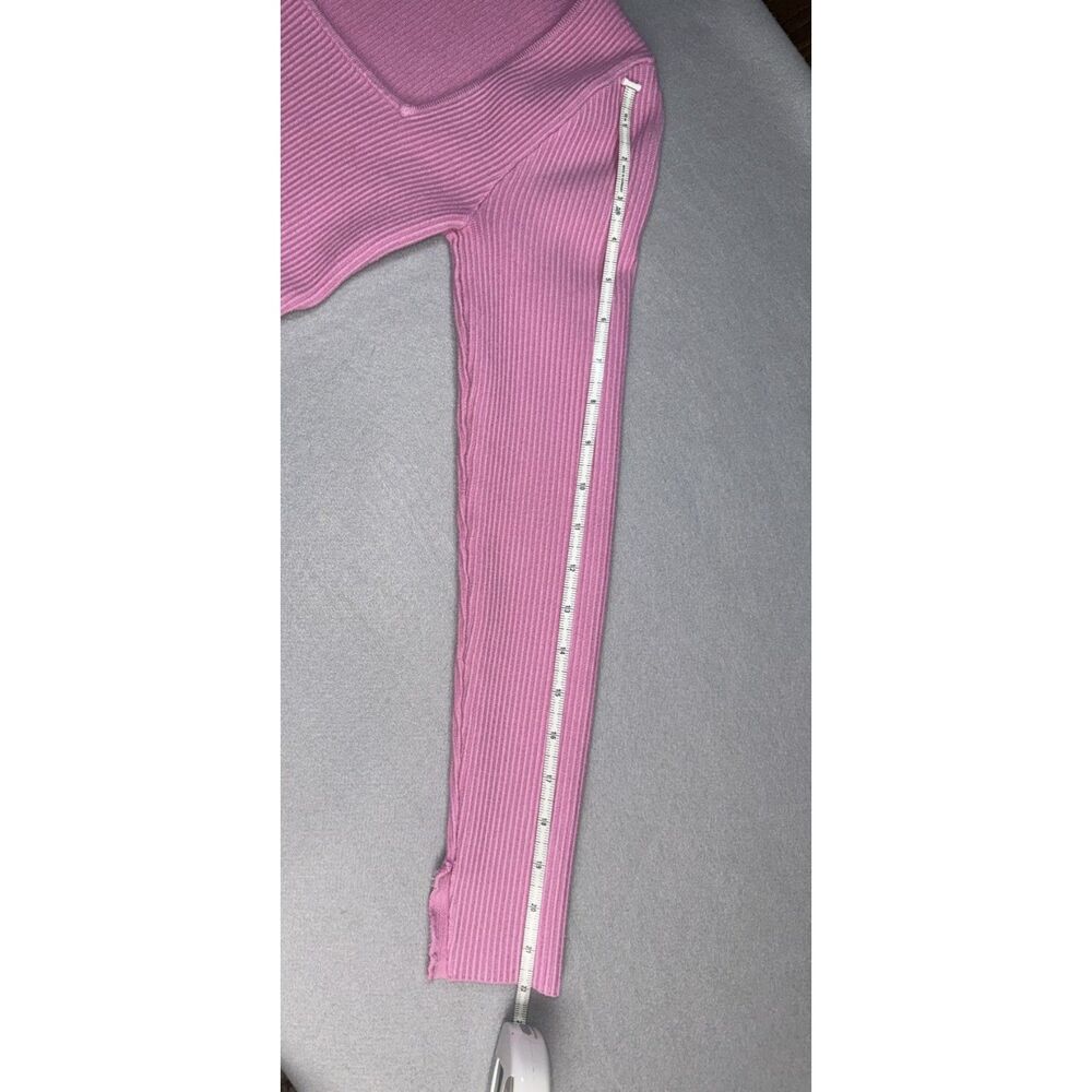 Y2K Abercrombie and Fitch Pink Long Sleeve Crop Top Size XS - Picture 4 of 11